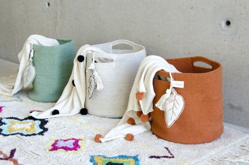 Lorena Canals Kosz dekoracyjny Leaf Natural na Arena.pl