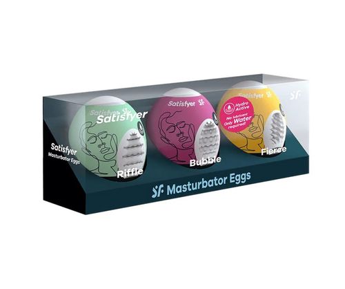 Masturbator Egg 3er Set Riffle,Bubble,Fierce na Arena.pl
