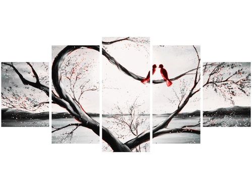 70CM 150CM OBRAZ 5 ELEM W ŚWIETLE KSIĘŻYCA I ŚCIENNY na Arena.pl