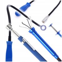 Chwytak magnetyczny elastyczny teleskopowy giętki z latarką Zestaw x3