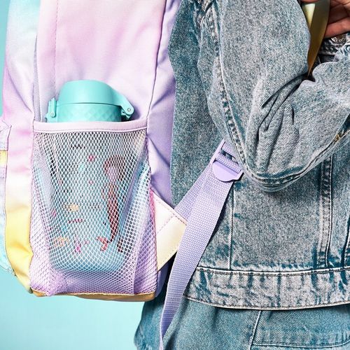 Mały bidon na wodę z syrenkami butelka z ustnikiem i pokrywą ION8 0,35 l na Arena.pl