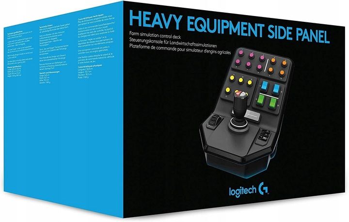Logitech Gaming Saitek Farm Farming Sim Heavy Equipment Side Panel Joystick zdjęcie 5