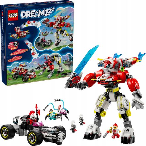 71497 - lego dreamzzz - tygrysi mech coopera i hot rod zero na Arena.pl