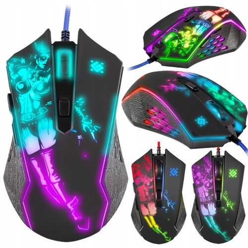 MYSZ MYSZKA GAMINGOWA KOMPUTEROWA DLA GRACZY RGB LED 3200 DPI DO PC LAPTOP na Arena.pl