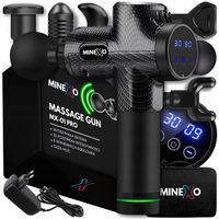 PISTOLET DO MASAŻU pleców ciała stóp masażer MASSAGE GUN PRO 6 końcówek