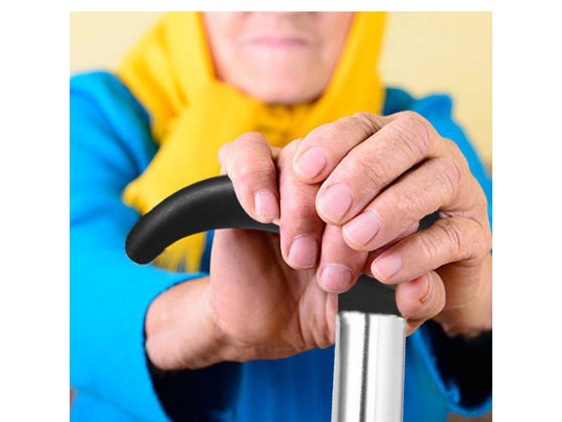 Laska inwalidzka ortopedyczna aluminiowa regulacja zdjęcie 2