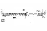 Citroen C3 Zestaw Przewodów Hamulcowych Elastycznych Gumowych