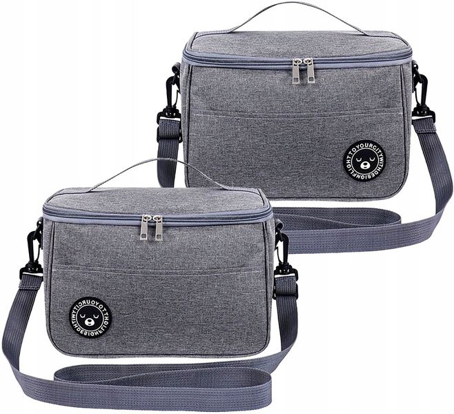 Torba Lunch Box Duża Termiczna Jedzenie Śniadanie zdjęcie 7