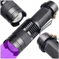 Tester Latarka UV Detektor LED dioda Bursztyn Mocz KLIMY BANKNOTÓW