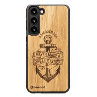 drewniane etui bewood na samsung galaxy s23 plus kotwica dąb