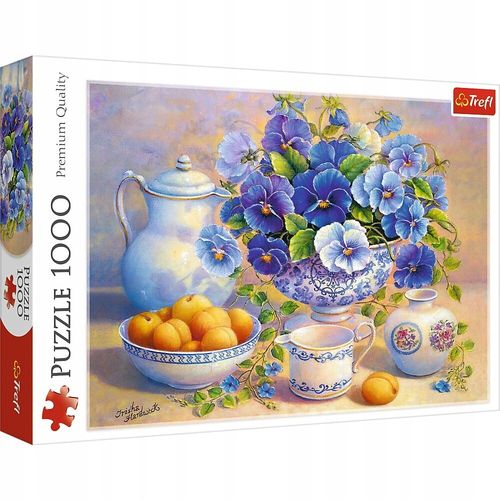 Puzzle 1000 Niebieski bukiet Trefl 10466 na Arena.pl