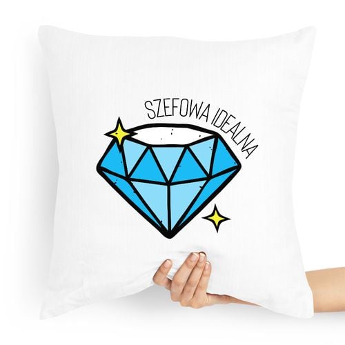 Poduszka Prezent Dla Szefa Szefowa Idealna Z Nadrukiem Ze Zdjęciem na Arena.pl