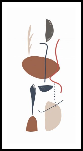 Plakat 50x100cm Równowaga Niuansy zdjęcie 3