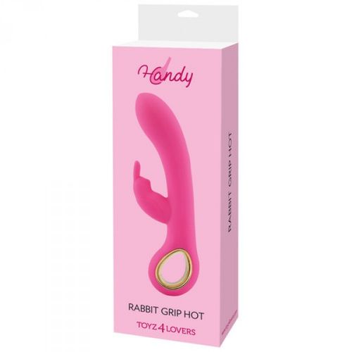 Wibrator VIBRATORE RABBIT HANDY RISCALDANTE RABBIT GRIP HOT PINK na Arena.pl