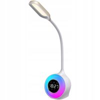 Lampka biurkowa nocna lampa LED stołowa regulowana podświetlenie RGB