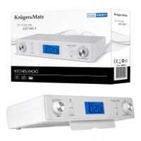 Radio kuchenne KrugerMatz BT podwieszane zegar budzik minutnik LCD