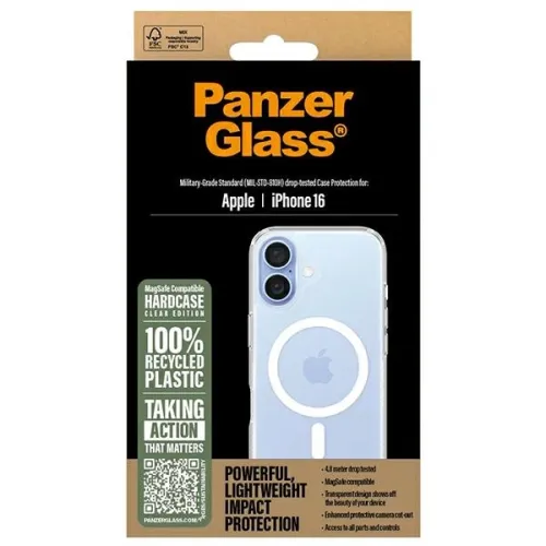 Etui PanzerGlass HardCase na iPhone 16 - białe na Arena.pl