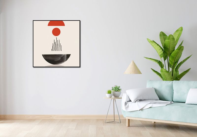 Plakat 80x80cm Półokrągła Forma zdjęcie 4