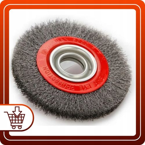 SZCZOTKA DRUCIANA tarczowa do szlifierki stołowej 200 mm Z REDUKCJAMI na Arena.pl