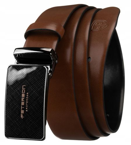 Męski pasek skórzany do spodni Peterson prezent dwustronny wymienne na Arena.pl