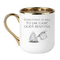Elegant Biało-Złoty 330 ml