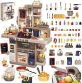 DUŻA KUCHENKA DLA DZIECI MEGA ZESTAW DZWIĘKI ŚWIATŁA