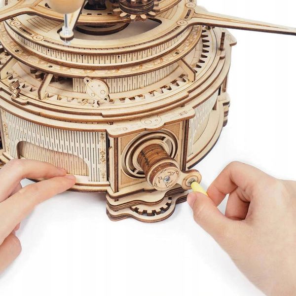 Robotime Drewniane Puzzle Model 3D Planetarium zdjęcie 7