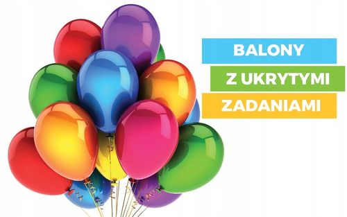 KOŁO FORTUNY dla dzieci ZABAWA + 20 x BALON + 20 x ZDRAPKA + 20 x na Arena.pl