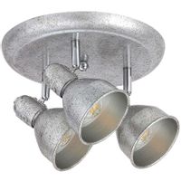 Regulowana LAMPA sufitowa THELMA 5388 Rabalux metalowa OPRAWA reflektorki antyczne srebro