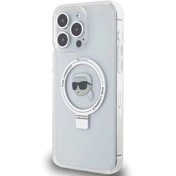 Etui Karl Lagerfeld do iPhone 15 Pro, Biały, MagSafe zdjęcie 2