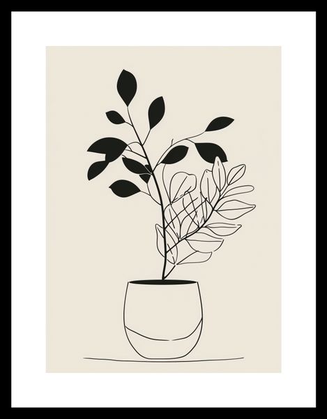 Plakat 20,5x28,4cm Prostota Doniczki zdjęcie 3