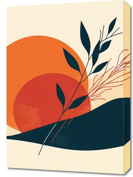 Obraz 50x70cm Zmierzch w Ciszy zdjęcie 1
