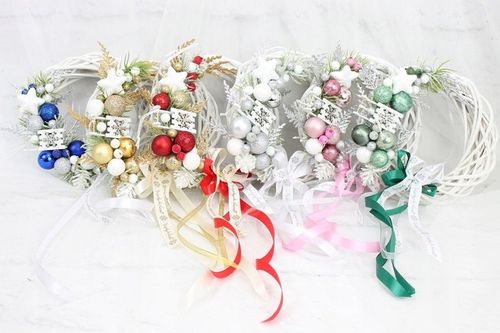 Wianek świąteczny wieniec stroik na drzwi ozdoba na Arena.pl