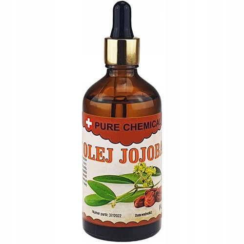 OLEJ JOJOBA NATURALNY TŁOCZONY NA ZIMNO NIERAFINOWANY 100ml SKÓRY I WŁOSÓW na Arena.pl