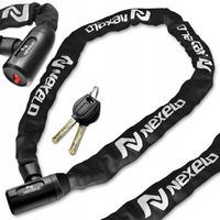 ZAPIĘCIE ROWEROWE BLOKADA ROWERU ŁAŃCUCH 6x120 CM ZABEZPIECZENIE ŁAŃCUCHOWE