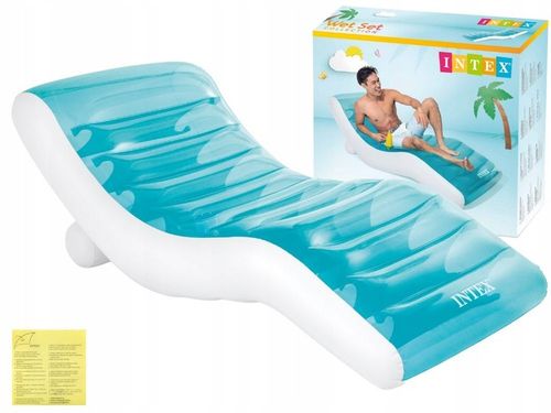 Materac do Pływania Dmuchany Fotel Leżak Plażowy Intex 56874 MODEL 2025 na Arena.pl