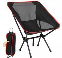 Krzesełko Maxima ultralekkie czarny