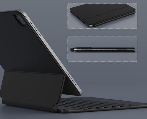 Używany Etui Doohoeek DJC-MC12.9 z klawiaturą i gładzikiem do iPad Pro na Arena.pl