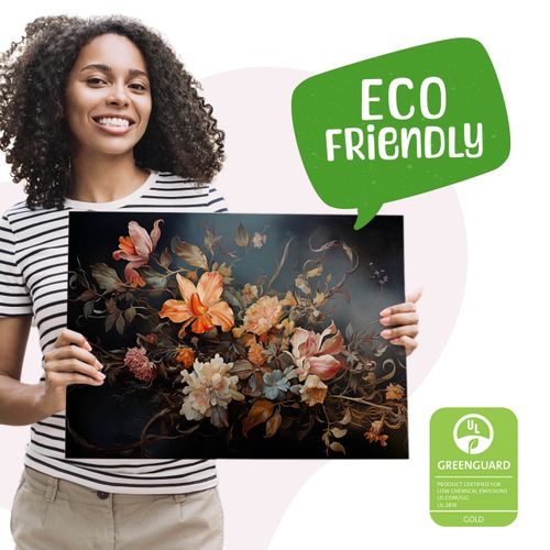 Obraz Do Salonu Tropikalne Kwiaty Liście Natura Abstrakcja 30cm x 20cm na Arena.pl