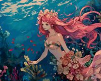 Plakat 50x40cm Nimfa Oceanu