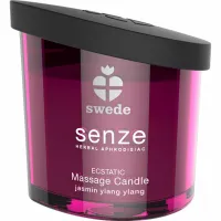swede senze ecstatic świeca do masażu 50ml - jaśmin i ylang ylang