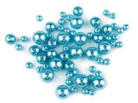 PEREŁKI PLASTIK GLANCE TURKUS mix 5-10MM 30SZT