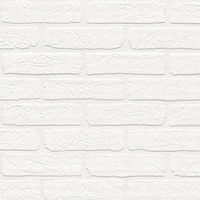 TAPETA BIAŁA CEGŁA EFEKT 3D WINYLOWA NA PAPIERZE