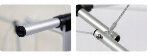 ŁÓŻKO STÓŁ DO MASAŻU SKŁADANY ALUMINIOWY 3 SEGMENTY ADELE PIANKA 5CM HABYS na Arena.pl