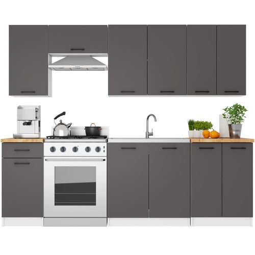 Szafka OLIWIA W50 H720 BIAŁA / GRAFIT SZARY na Arena.pl