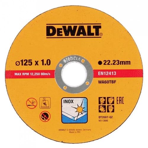DEWALT TARCZA DO METALU INOX 125X1MM 10SZT DT3507 na Arena.pl