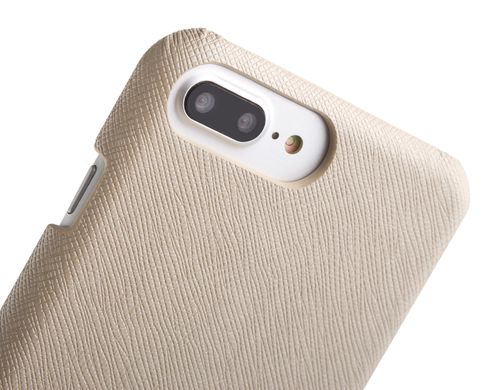 GUESS SAFFIANO HARD CASE iPhone 7/8 Plus - BEIGE na Arena.pl