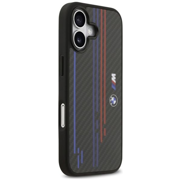Etui BMW M Kevlar Lines & Logo MagSafe do iPhone 17 czarny zdjęcie 3