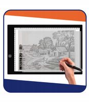 TABLET GRAFICZNY LED A4 DESKA KREŚLARSKA PODŚWIETLANA DO RYSOWANIA USB