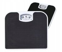 WAGA ŁAZIENKOWA MECHANICZNA KLASYCZNA ANALOGOWA DO 130KG CZARNA